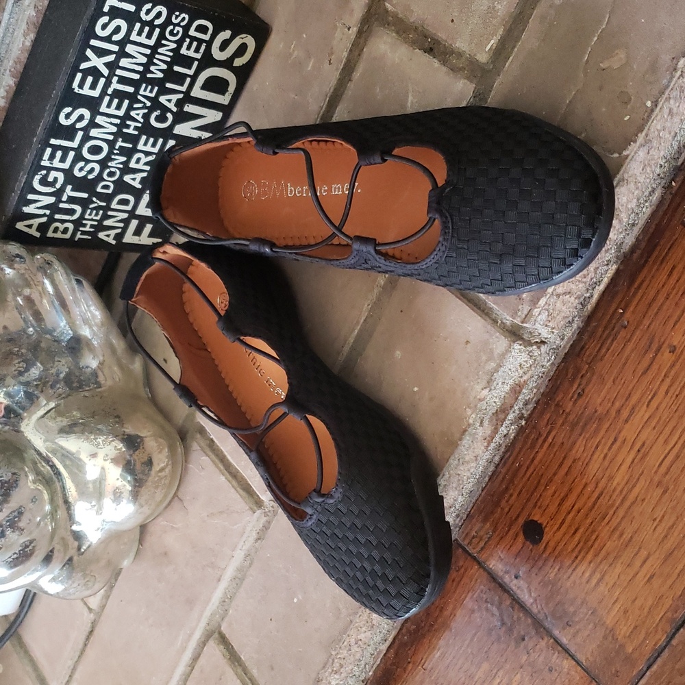 Bernie Mev Rigged Connect Black Shoes Size 39